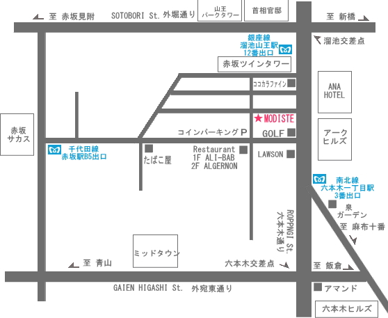 アクセス セレクトショップmodisteインポートワンピース東京